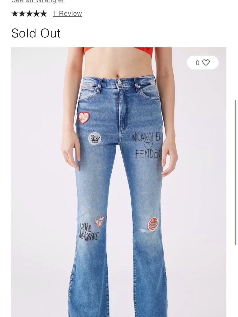 Sold out wrangler x Fender collab 28/32 EUC - Picture 12 of 15